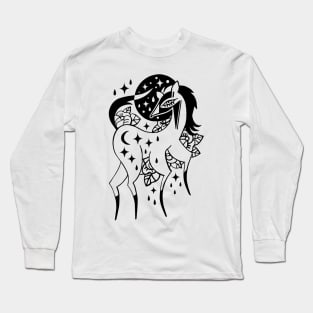 white horse Long Sleeve T-Shirt